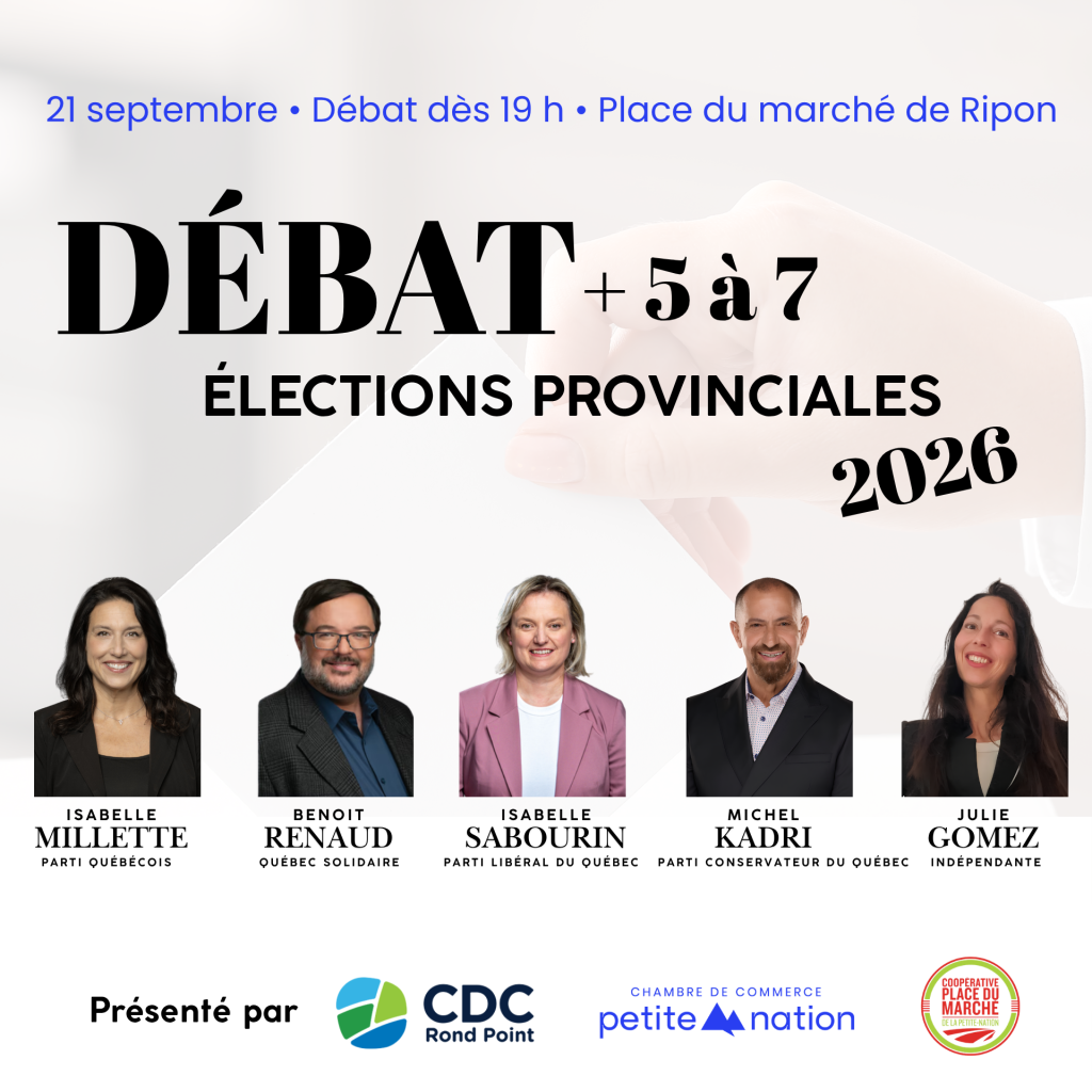 5 à 7 et débat électoral — 21 septembre 2026 à la Coopérative Place du Marché, Ripon
